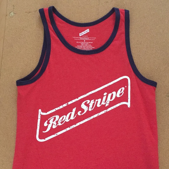 Red Stripe Tank Top - Picture 2 of 4